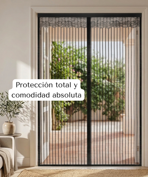 Cortina mosquitera para puertas